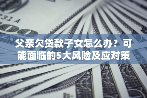 武汉父亲欠贷款子女怎么办？可能面临的5大风险及应对策略