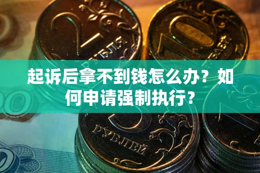 武汉起诉后拿不到钱怎么办？如何申请强制执行？