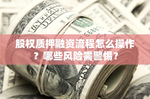 武汉股权质押融资流程怎么操作？哪些风险需警惕？