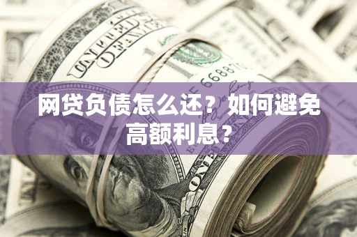 武汉网贷负债怎么还？如何避免高额利息？